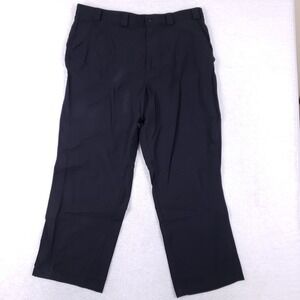 Duluth Trading Co Men 38x30 Dry on the Fly Pants Black Hiking Stretch Tech Work
